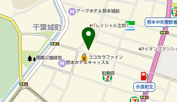 岩崎かばん店の地図画像