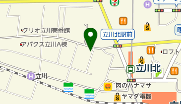 宮地楽器 ミュージックスクエア立川の地図画像