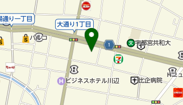 日本旅行 宇都宮支店の地図画像