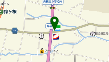ファミリーマート JAこまがね店の地図画像
