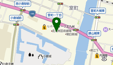 鶴橋風月 小倉店の地図画像