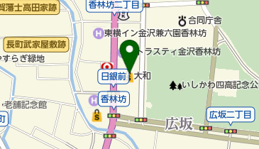 紀伊國屋書店 金沢大和店の地図画像