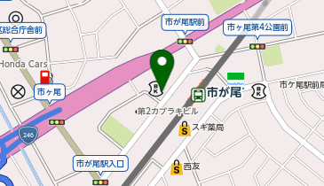 横浜銀行 市が尾支店の地図画像