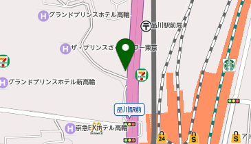 無人ATM りそな銀行 品川駅前出張所の地図画像