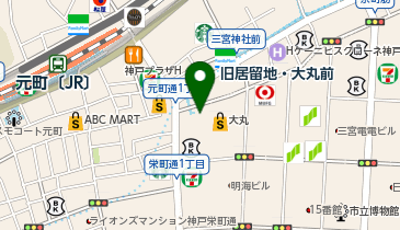 CELINE(セリーヌ) 神戸の地図画像