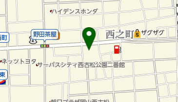 ベクトル 大元店の地図画像