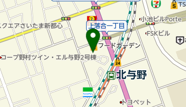 Book Depot(ブック デポ)書楽 北与野店の地図画像