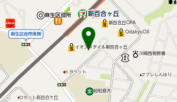 コナミスポーツクラブ 新百合ケ丘の地図画像