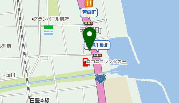 はせがわ 別府店の地図画像