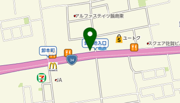 はせがわ 佐賀店の地図画像