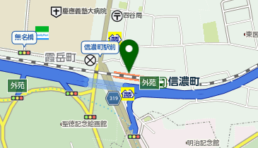 atre信濃町(アトレ信濃町)の地図画像