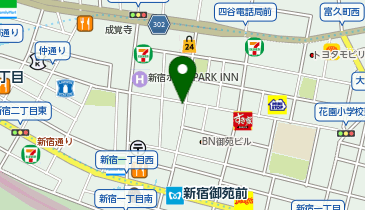 ラ バゲット 御苑前店の地図画像