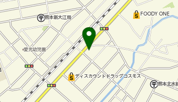 くまもと巻き爪矯正院の地図画像