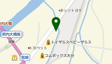 大分県アスファルト合材協会の地図画像