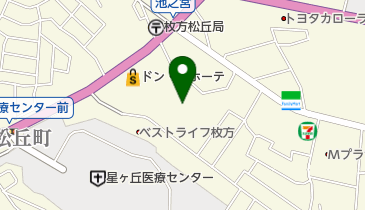 アイ工務店 枚方展示場の地図画像