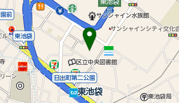 うさちゃんクリーニング 池袋サンシャイン前店の地図画像