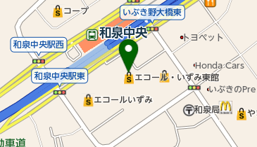 癒し家 まぁる エコール・いずみ店の地図画像