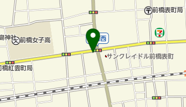 有限会社前橋音響の地図画像