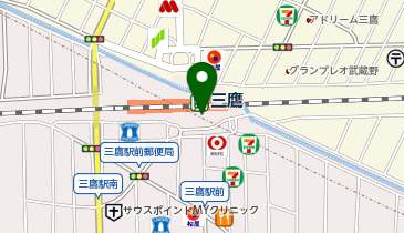 アトレヴィ三鷹の地図画像