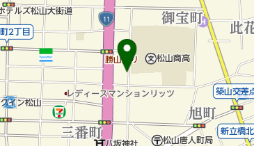 学校法人愛媛学園 愛媛調理製菓専門学校の地図画像