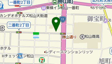 学校法人河原学園 愛媛大原簿記公務員専門学校の地図画像