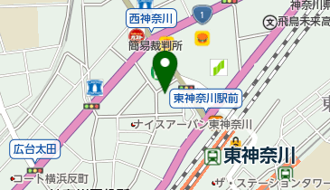 三幸学園 横浜こども専門学校の地図画像