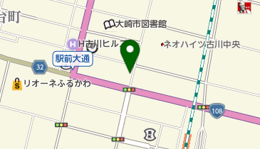 大崎市医師会付属高等看護学校の地図画像