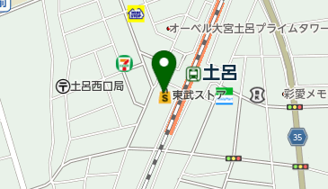 うさちゃんクリーニング 東武ストア土呂店の地図画像