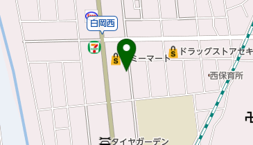 うさちゃんクリーニング マミーマート白岡西店の地図画像