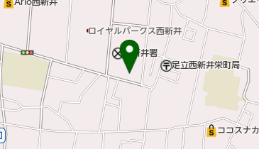 アテナ動物病院 西新井店の地図画像