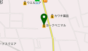 うさちゃんクリーニング ヨークベニマル友部東平店の地図画像