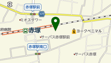 うさちゃんクリーニング ヨークベニマル水戸赤塚店の地図画像