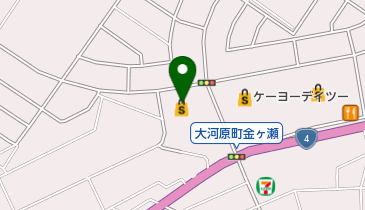 うさちゃんクリーニング 生協大河原店の地図画像
