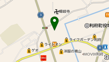 うさちゃんクリーニング 生協利府店の地図画像