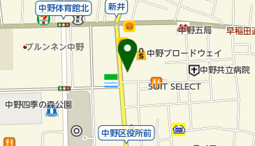 メディカルスキャニング中野の地図画像