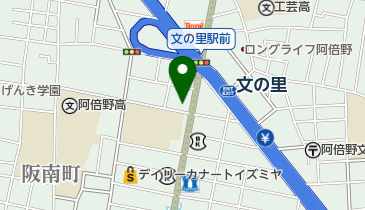 3mega(サンメガ) 文の里店の地図画像