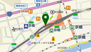 Fujifrance(フジフランス) 京阪モール店の地図画像