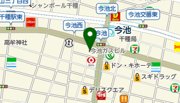 東邦ガス株式会社 ショールームリベナス今池の地図画像