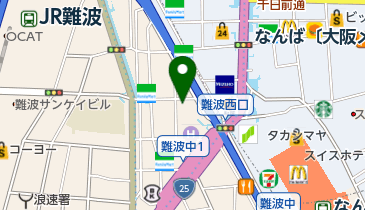 メンズ脱毛サロンYES(イエス) 大阪難波店の地図画像