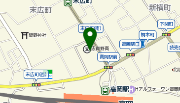 県民カレッジ高岡地区センターの地図画像