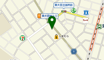 ガッツレンタカー 東大宮駅前店の地図画像