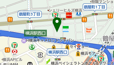 かながわ県民活動サポートセンターの地図画像