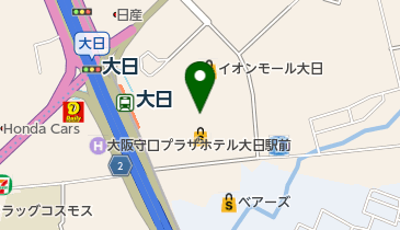 ペテモ動物病院 大日の地図画像