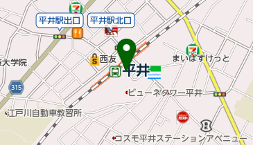 Shapo loco(シャポーロコ) 平井の地図画像