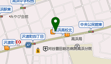 ポカラ 高浜店の地図画像