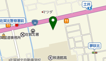 佐賀県食ガス事業所の地図画像