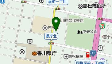 財団法人香川アイバンクの地図画像