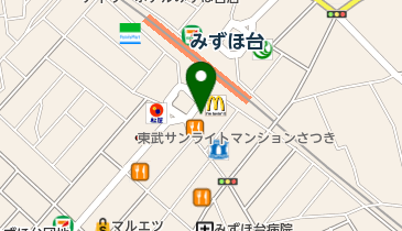 SAP(サンキョーアミューズメントプラザ) みずほ台店の地図画像
