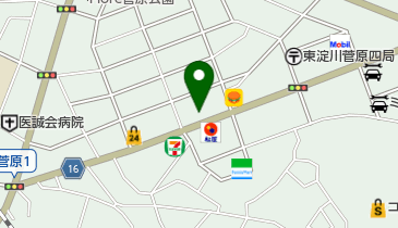 敬裕社(菅原ホール)の地図画像