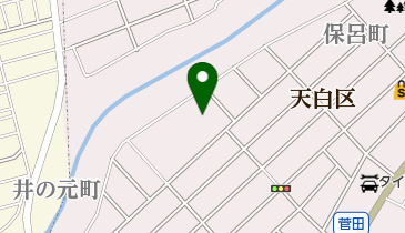 天白学校体育センターの地図画像